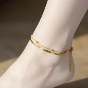 Gift for Wife Anklet 2 pcs