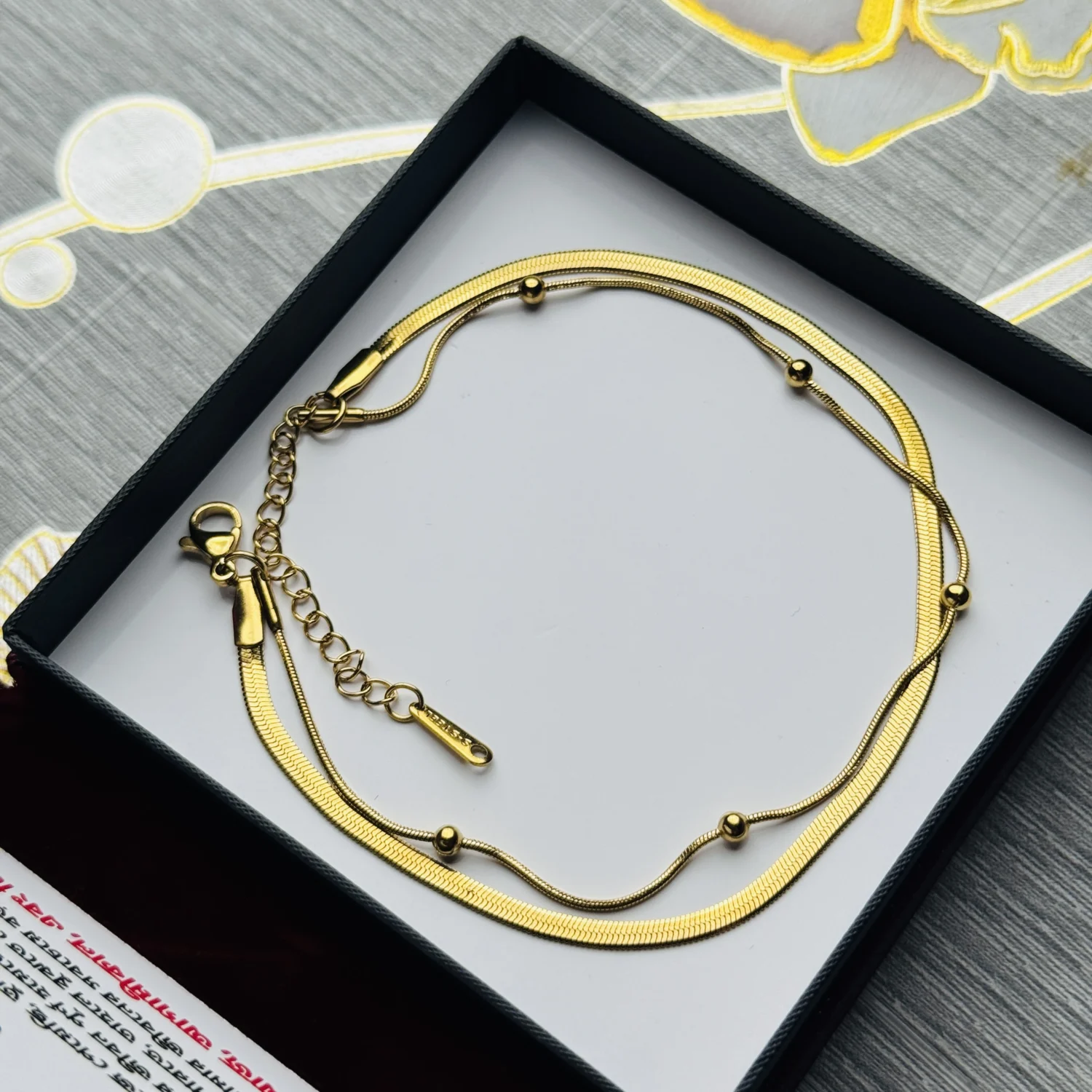 Gift for Wife Anklet 2 pcs