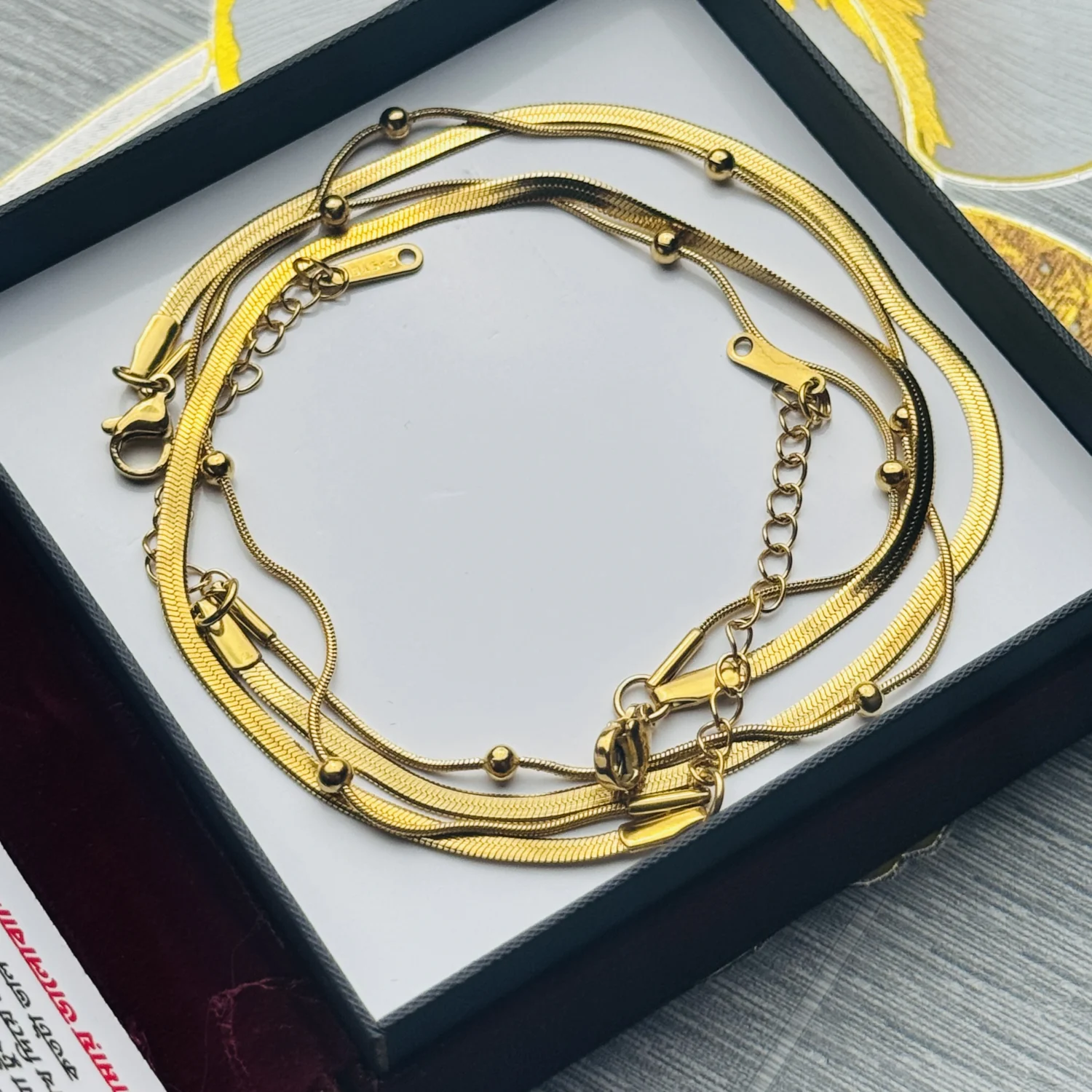 Gift for Wife Anklet 2 pcs